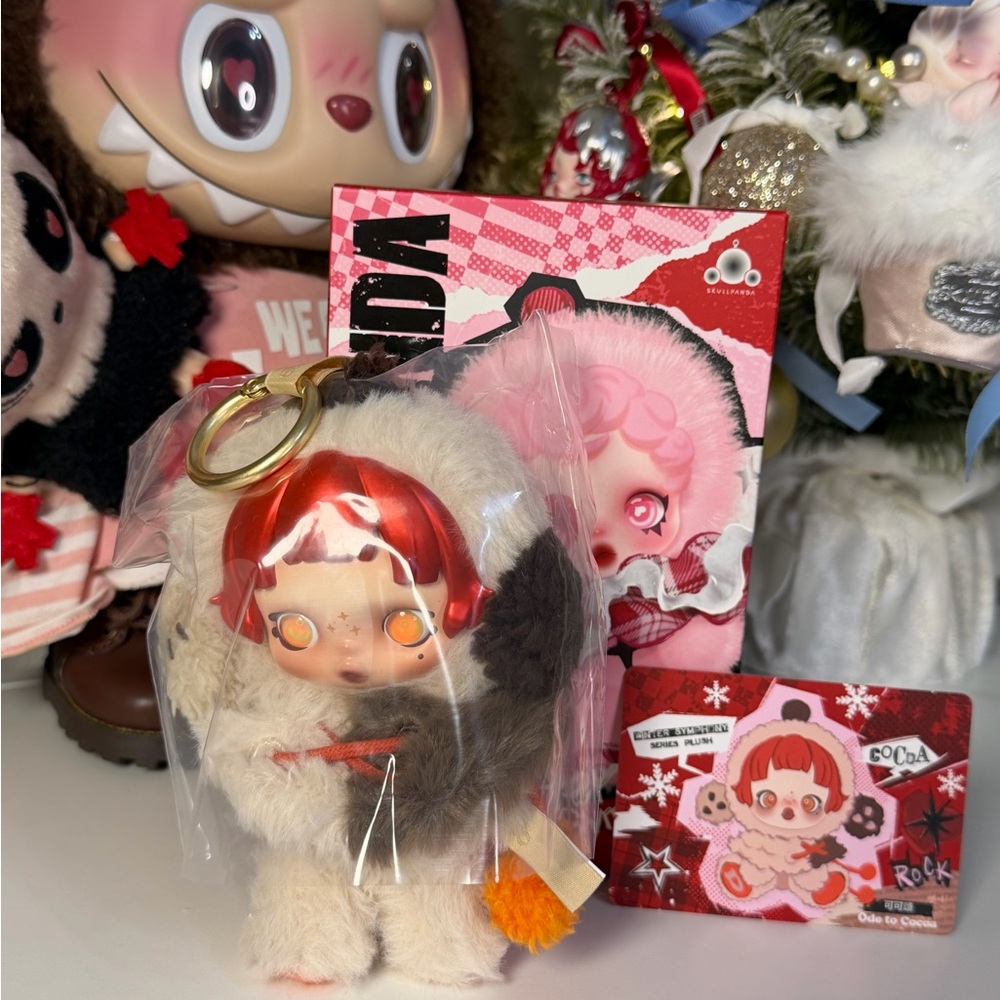Authentic SkullPanda Winter Symphony Ode to Cocoa from Pop Mart.